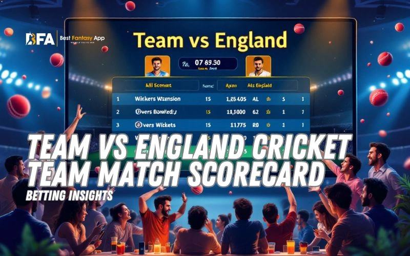 team vs england cricket team match scorecard