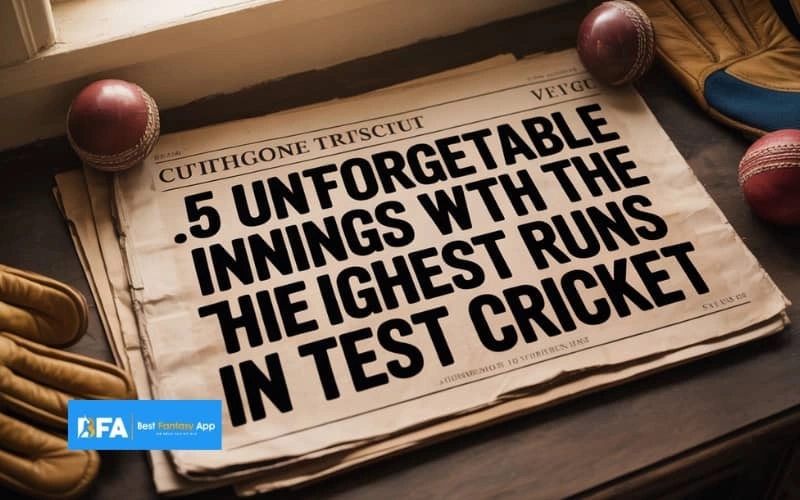 highest runs in test cricket