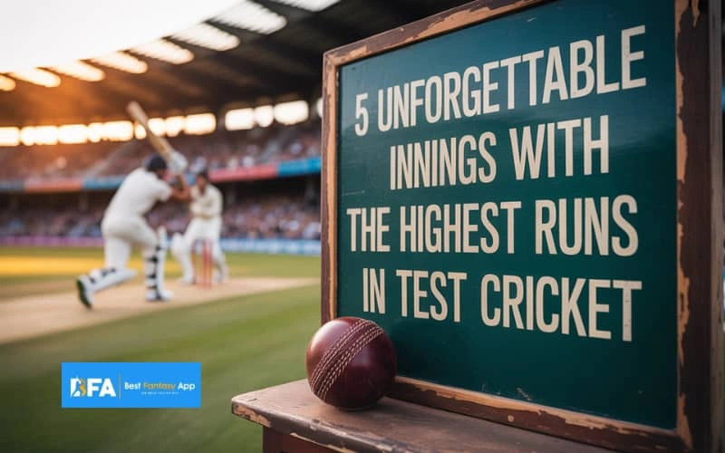 highest runs in test cricket